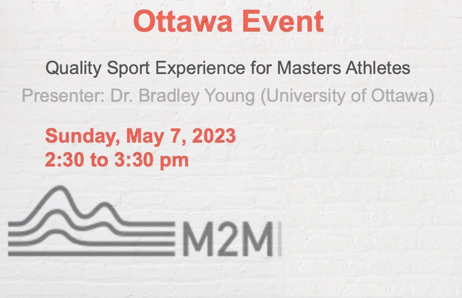 Ottawa Event: Quality Sport Experience for Masters Athletes