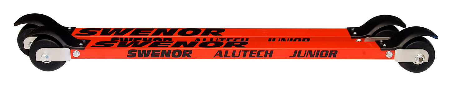 A product picture of the Swenor Alutech Junior Classic Rollerskis