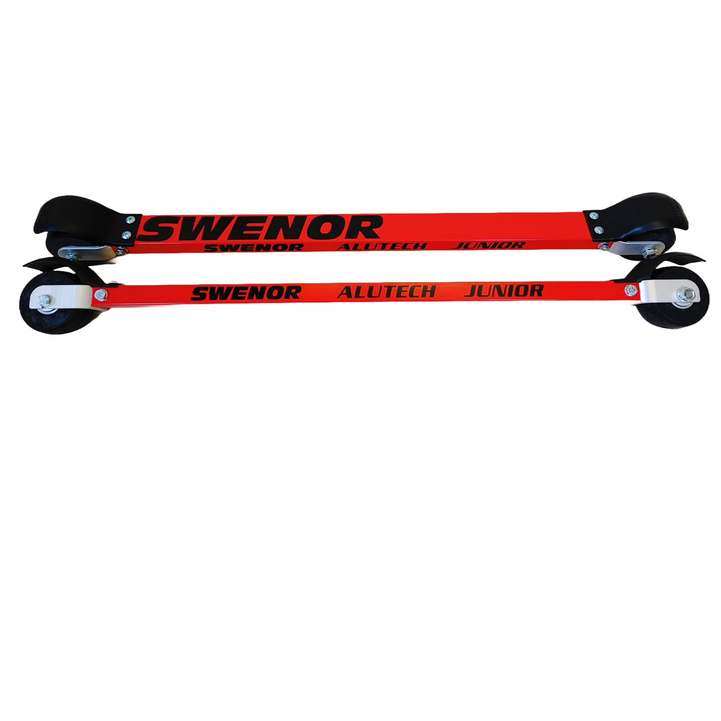 A product picture of the Swenor Alutech Junior Classic Rollerskis