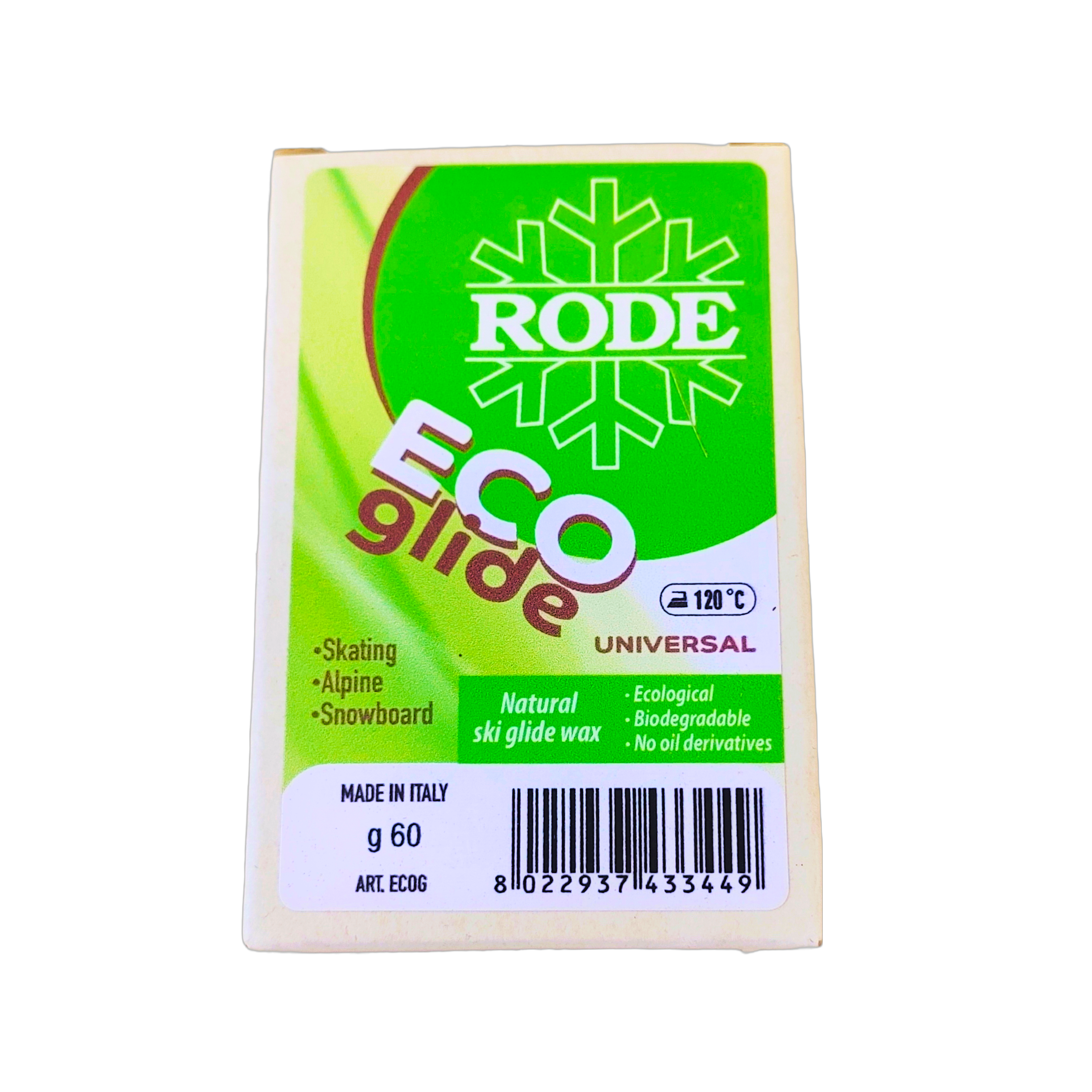 A product picture of the Rode Eco Glider Melt Wax