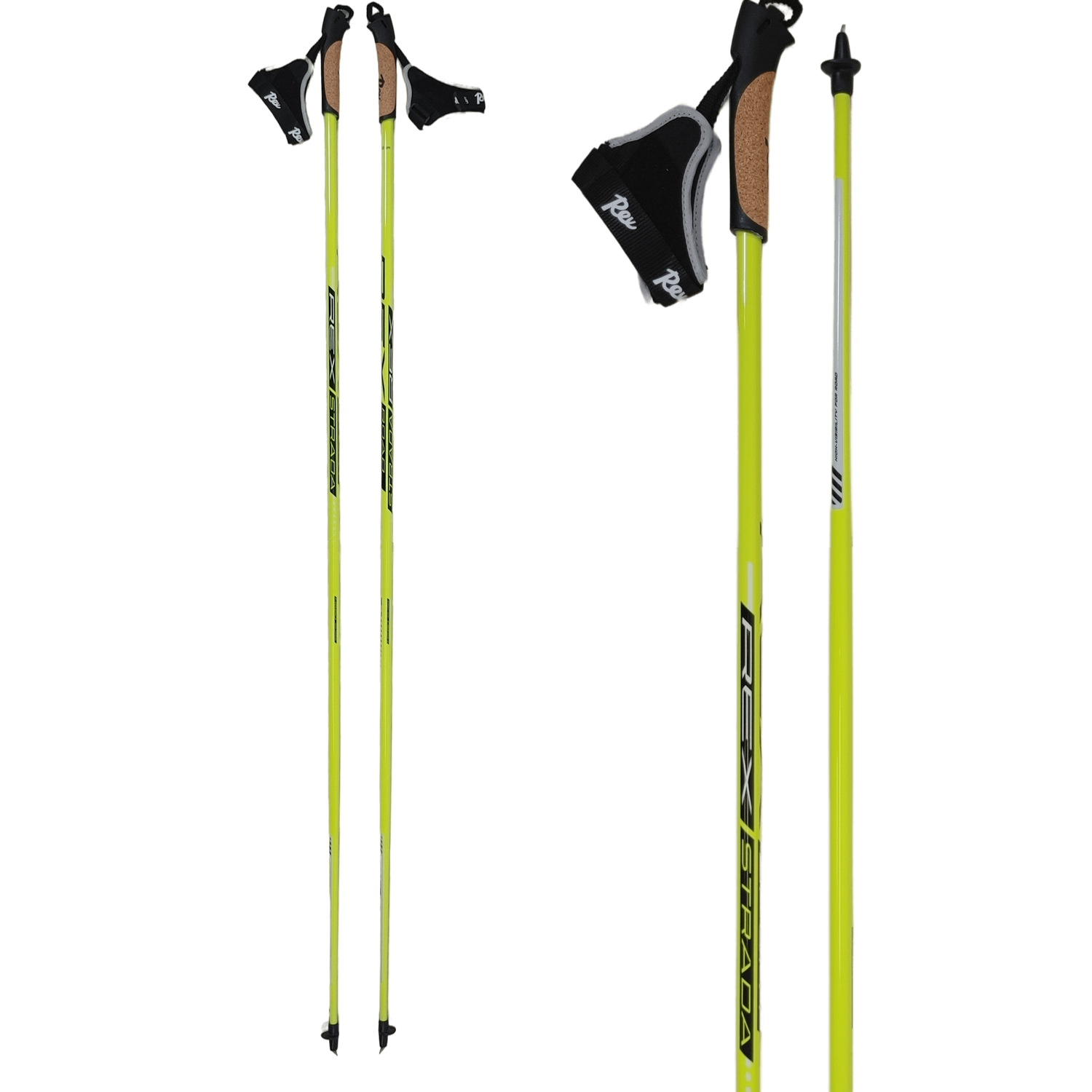 A product picture of the Rex Poles Strada Rollerski Poles