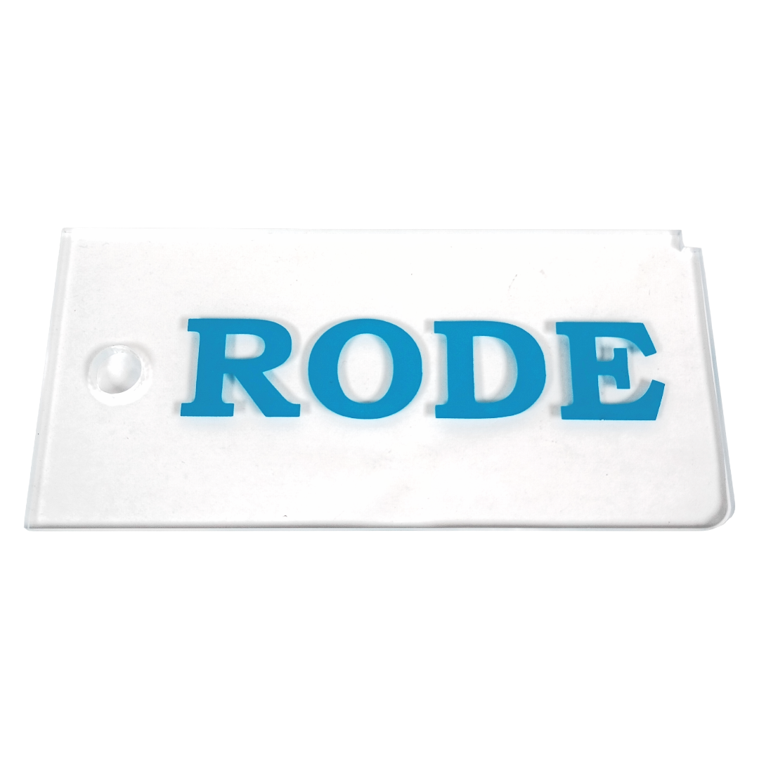 A product picture of the Rode Plexiglass Scraper
