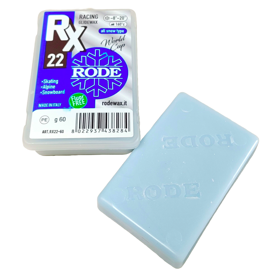 A product picture of the Rode RX22 WC Glider Blue Melt Wax (-8C/-20C)