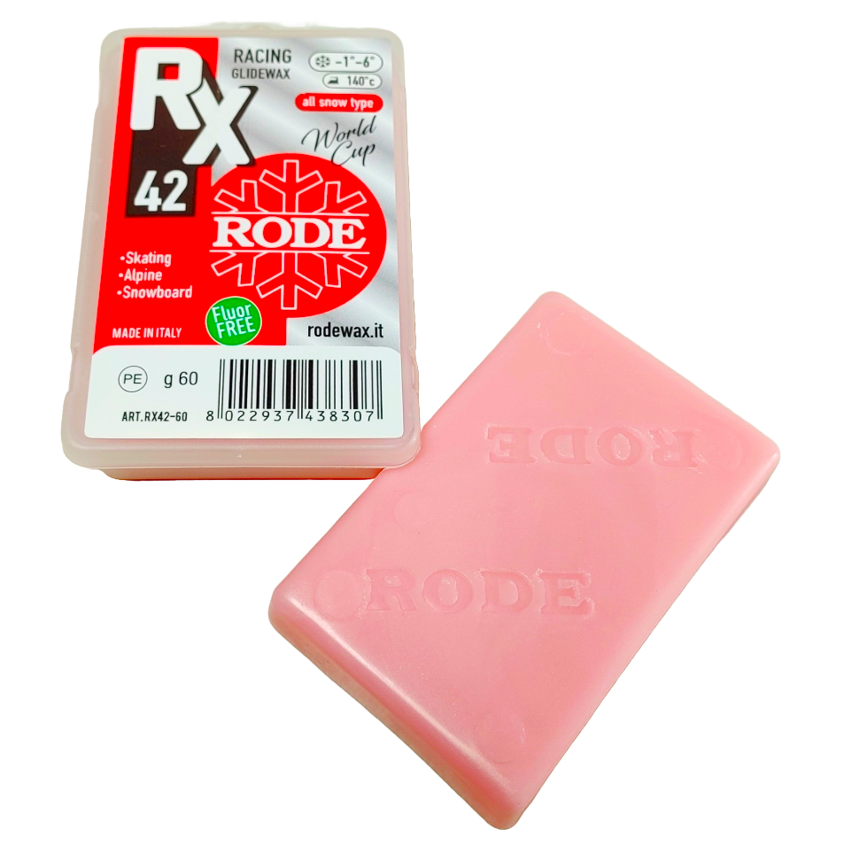 A product picture of the Rode RX42 WC Glider Red Melt Wax (-1C/-6C)